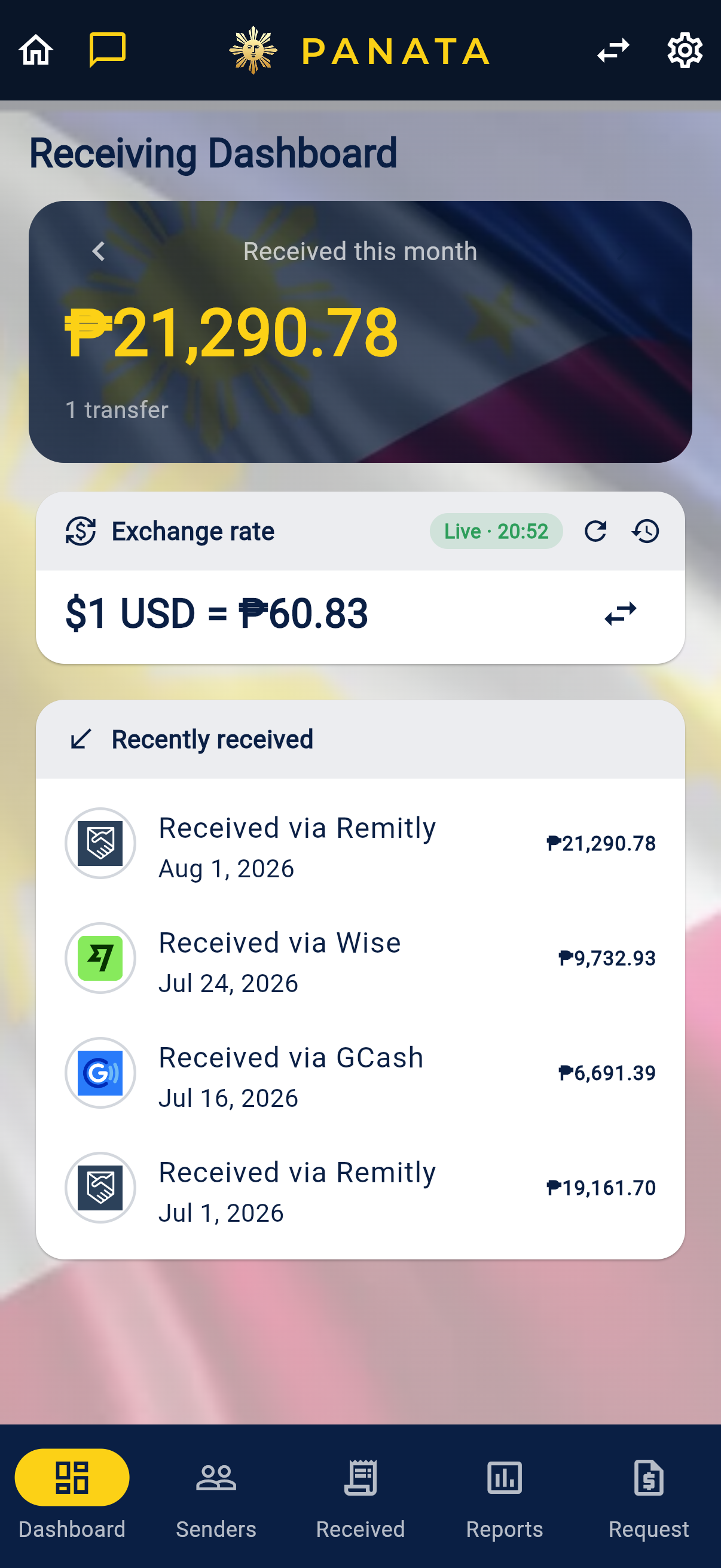 Recipient mode